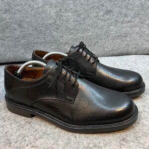 Johnston & Murphy Mens Dress Shoes Leather Oxfords Formal‎ Work Black Size 11